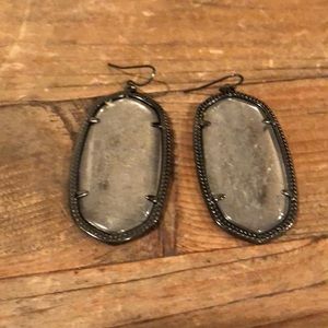 Kendra Scott Danielle Earring -Mirror Rock Crystal